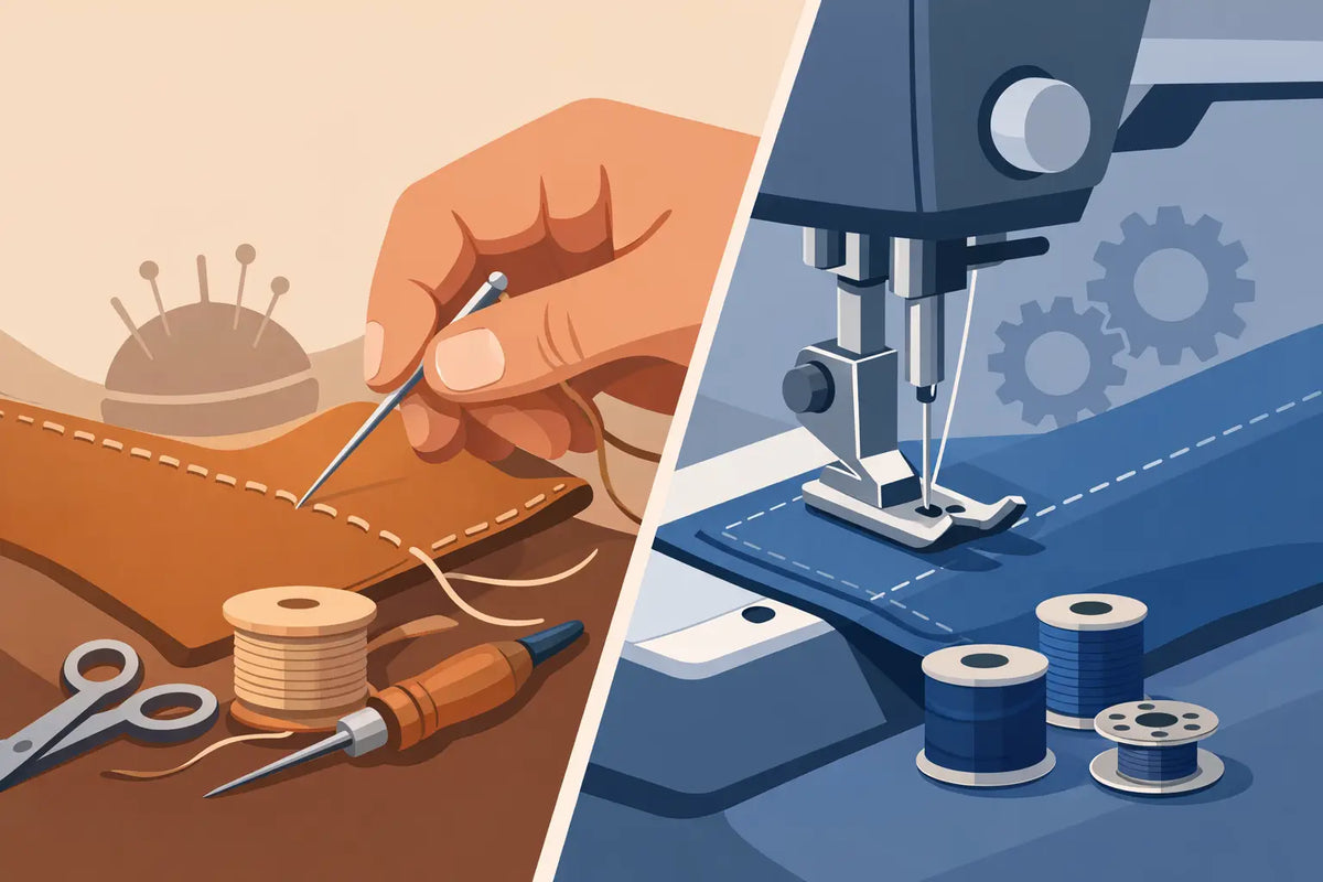 Handmade Stitching Versus Machine Stitching