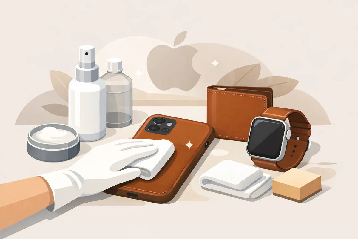 蘋果皮革清潔方式 for Everyday Apple Leather Care