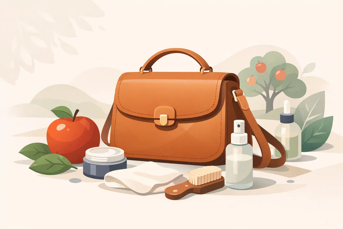蘋果皮革包包怎麼保養？Gentle Care for Apple Leather Bags