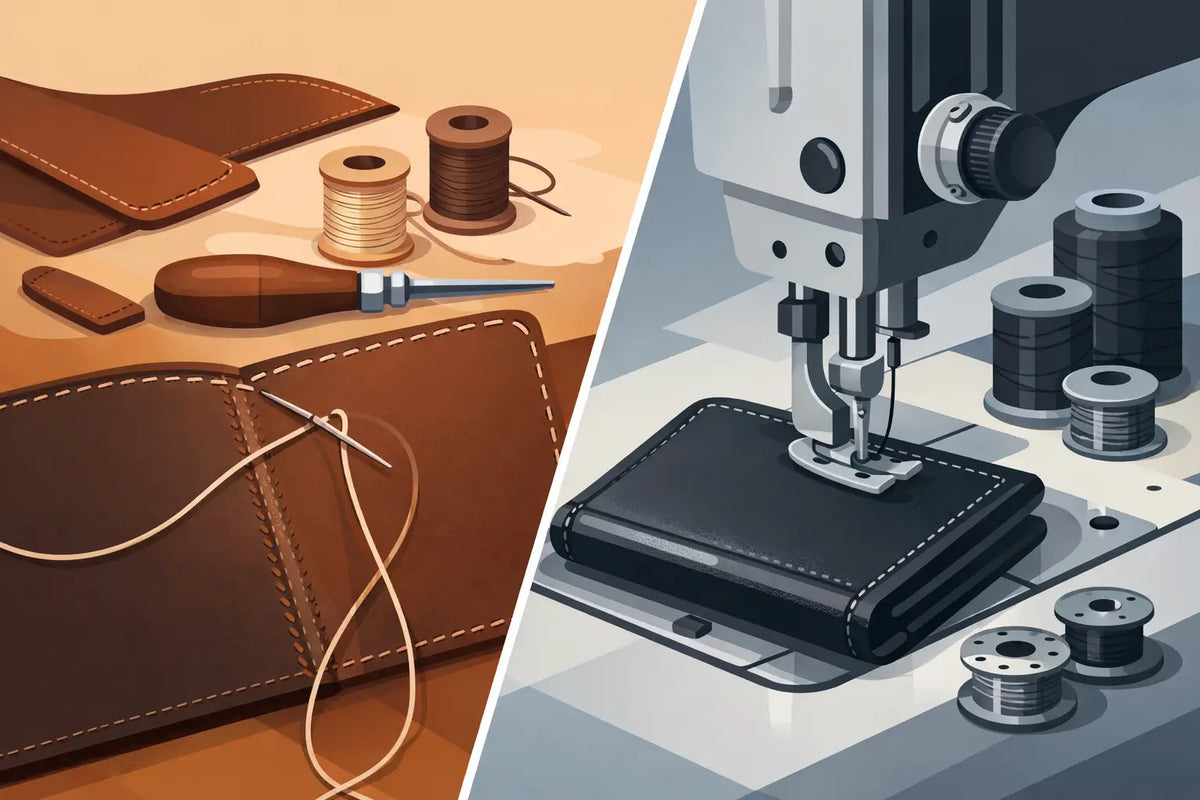 Hand-Stitched Leather Goods vs Machine-Stitched