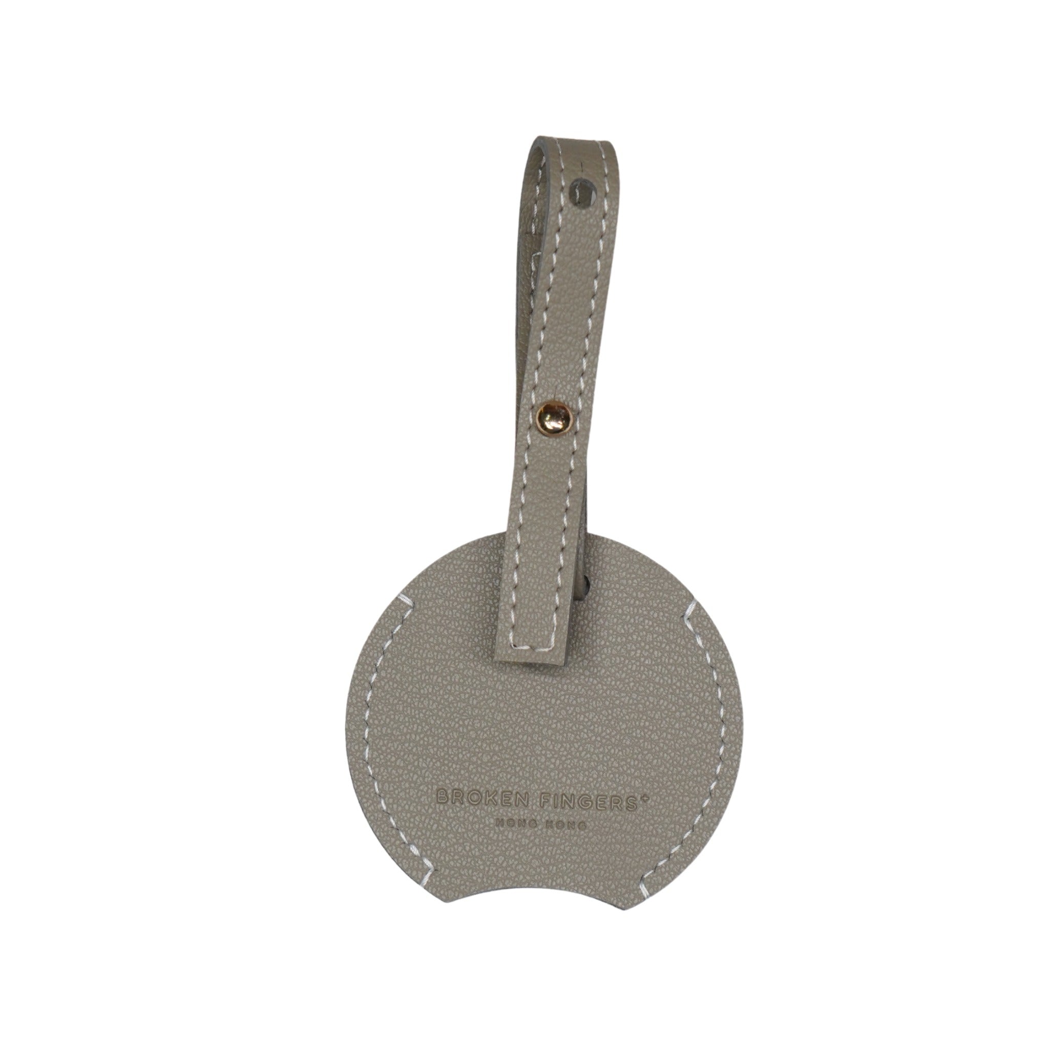 Mini Hoop 米灰 Beige 搫手液套 · apple leather sanitizer holder, Hong Kong
