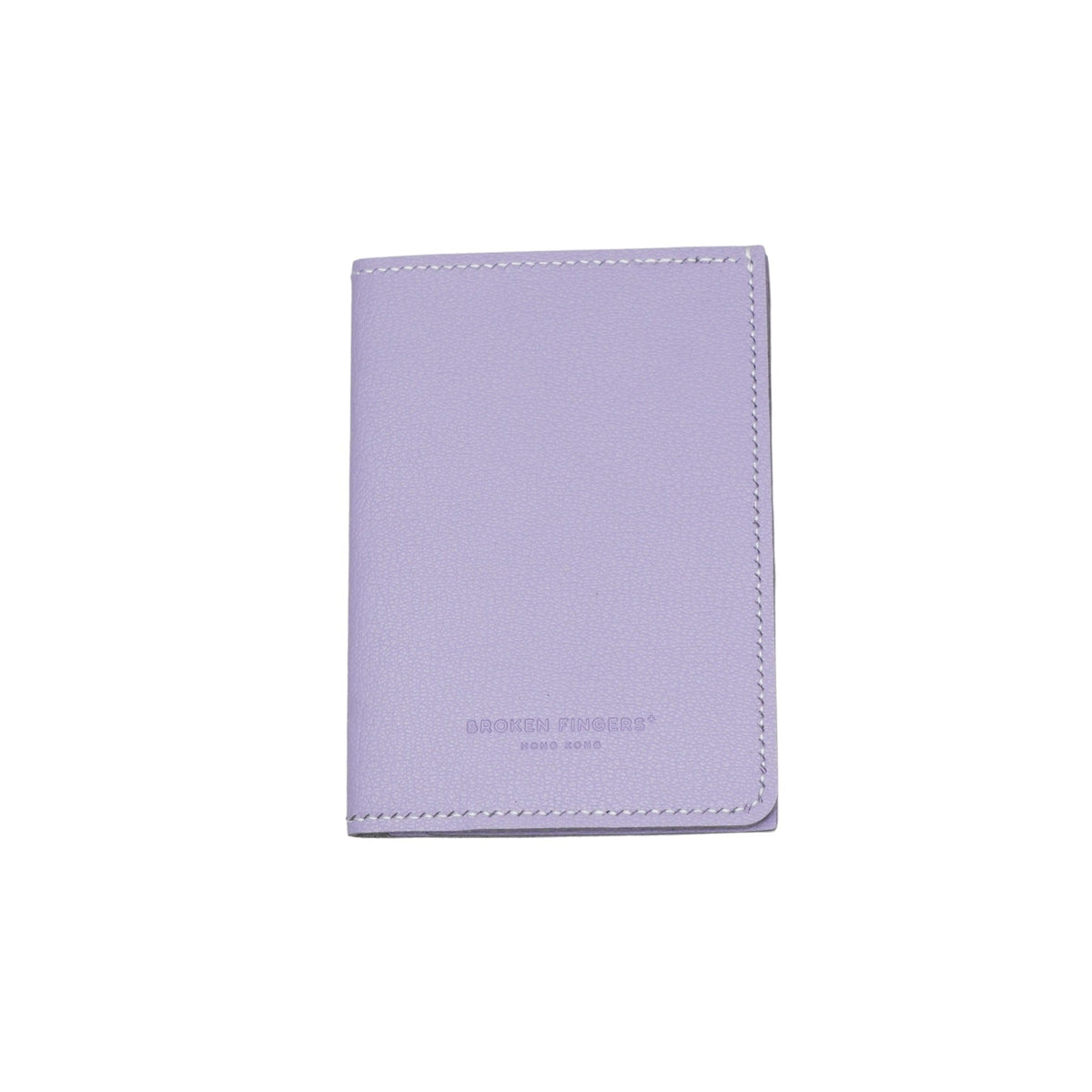 Passport Holder 丁香紫 Lilac 正面 · apple leather passport holder, Hong Kong