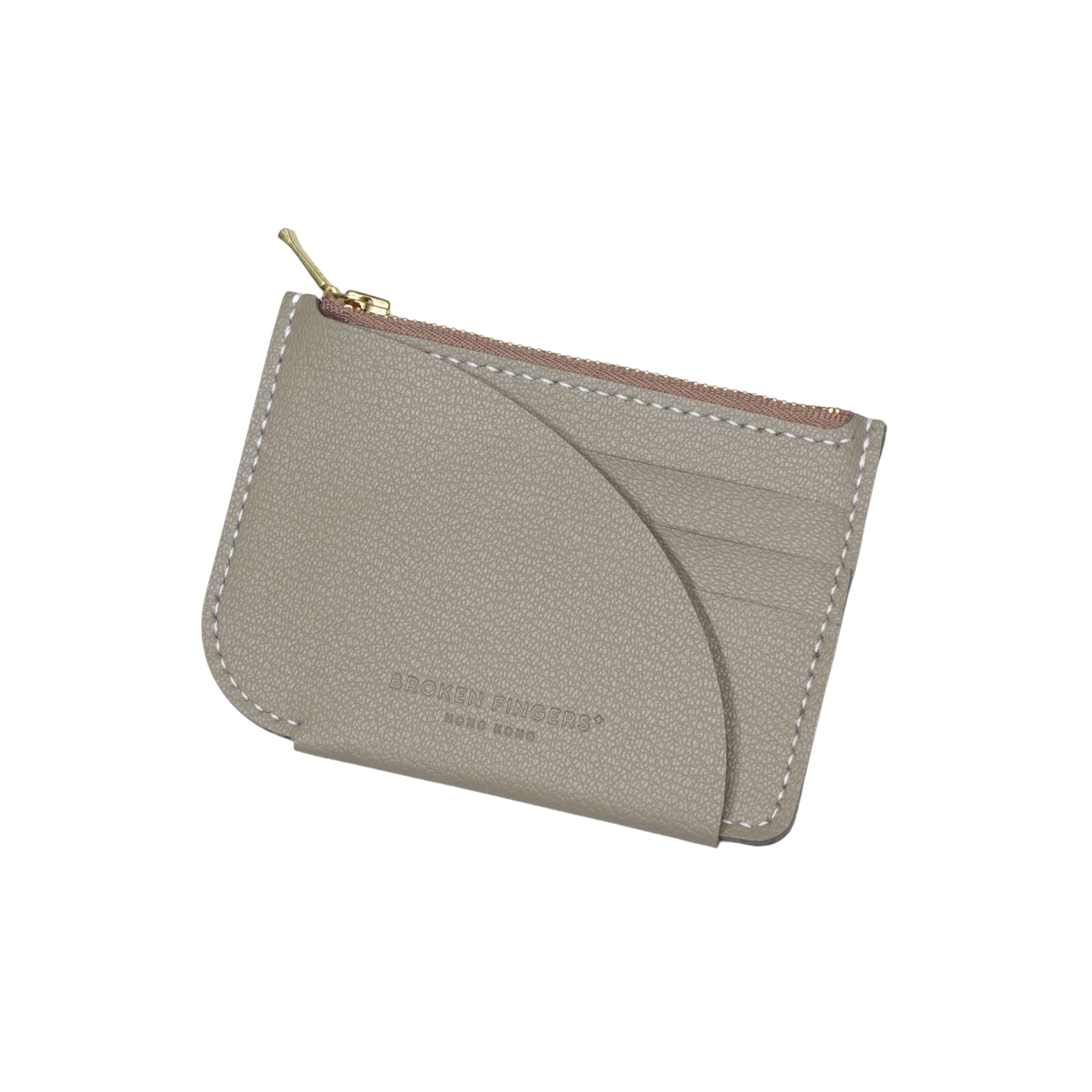 Zip Holder 米灰 Beige 正面