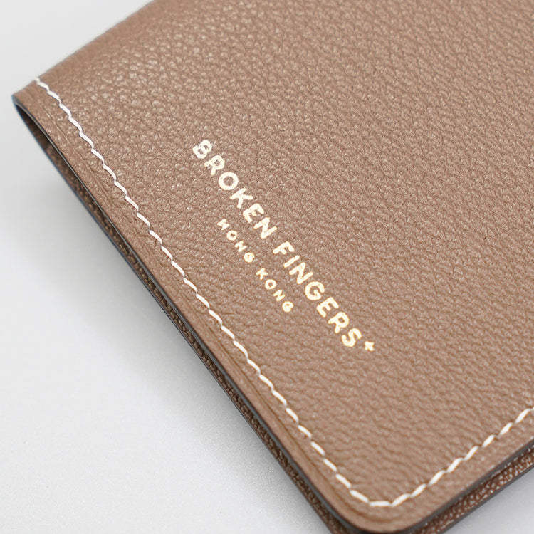 護照套【 Earthy Taupe 】意大利羊皮