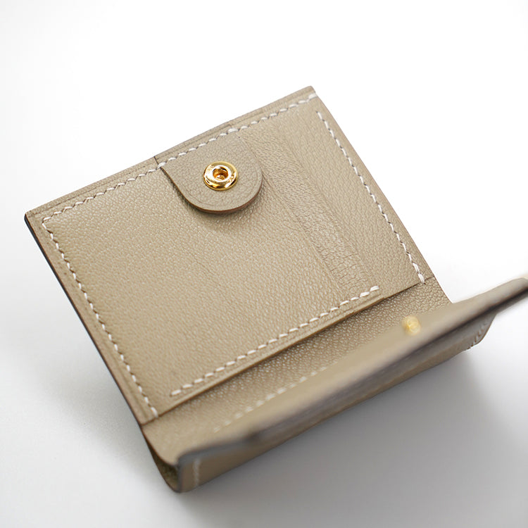 Mini Wallet 【 Sandstone Beige 】意大利羊皮銀包