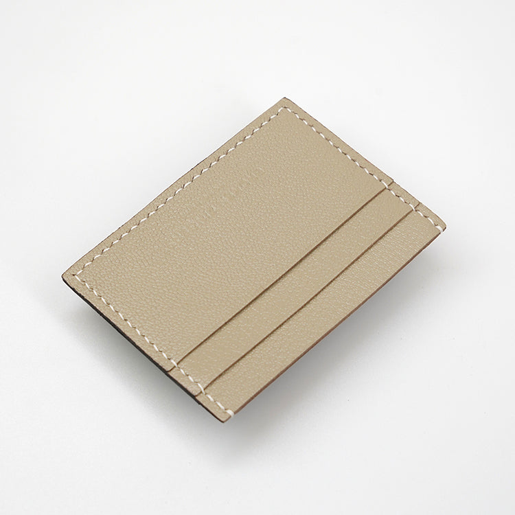 Dimension II Cardholder【 Sandstone Beige】意大利羊皮皮具