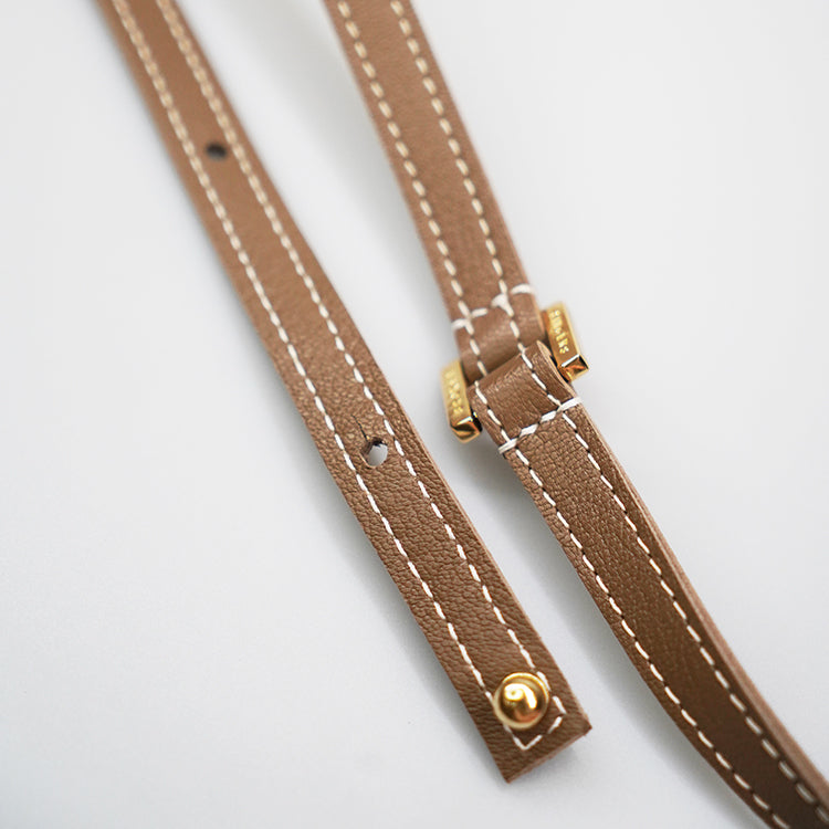 Full stitched Strap【 Earthy Taupe 】意大利羊皮全縫孭帶