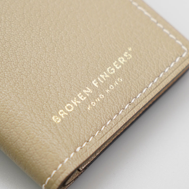 Mini Wallet 【 Sandstone Beige 】意大利羊皮銀包