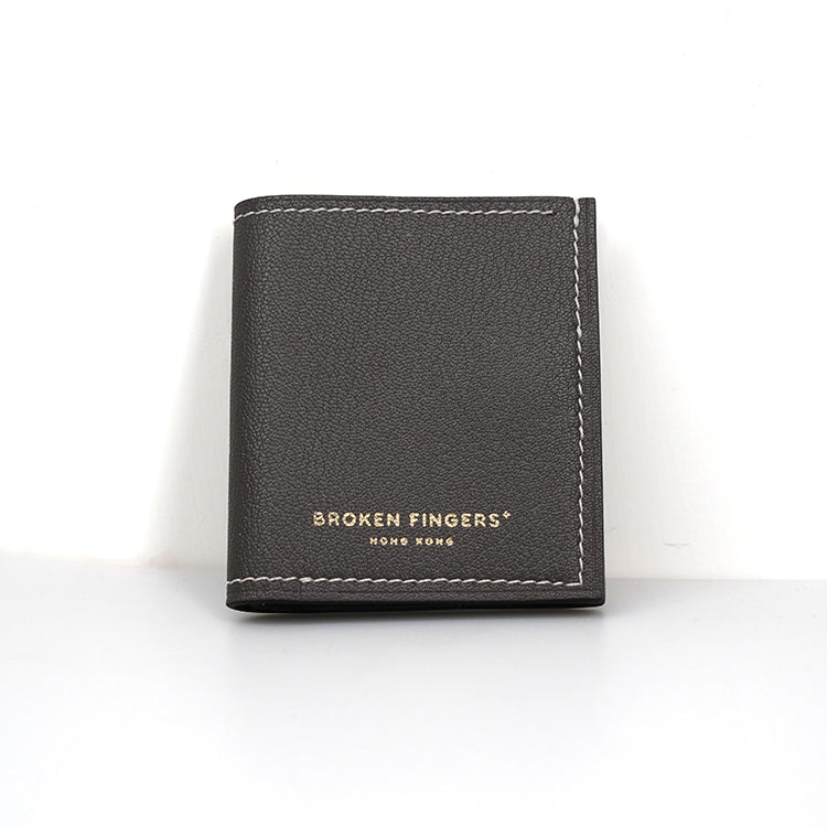 Mini Wallet 【 Space Black 】意大利羊皮銀包