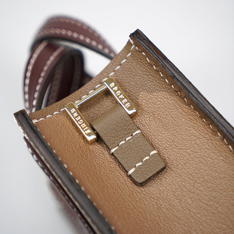 Full stitched Strap【 Earthy Taupe 】意大利羊皮全縫孭帶