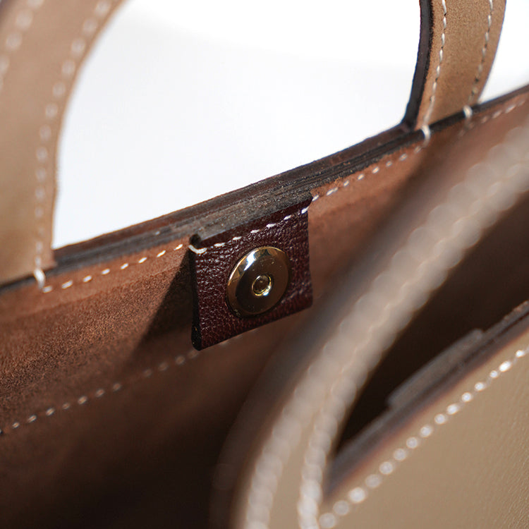 Harvest Bag 【 Sandstone Beige X Cobalt Blue 】意大利羊皮手袋