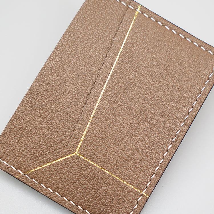Dimension II Cardholder【 Earthy Taupe 】意大利羊皮皮具