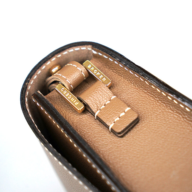 Dome Bag 【 Earthy Taupe X Forest Green 】意大利羊皮手袋