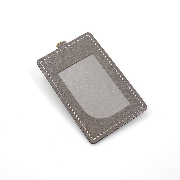 ID Holder 【 Smoky Dark Grey  】意大利羊皮皮具