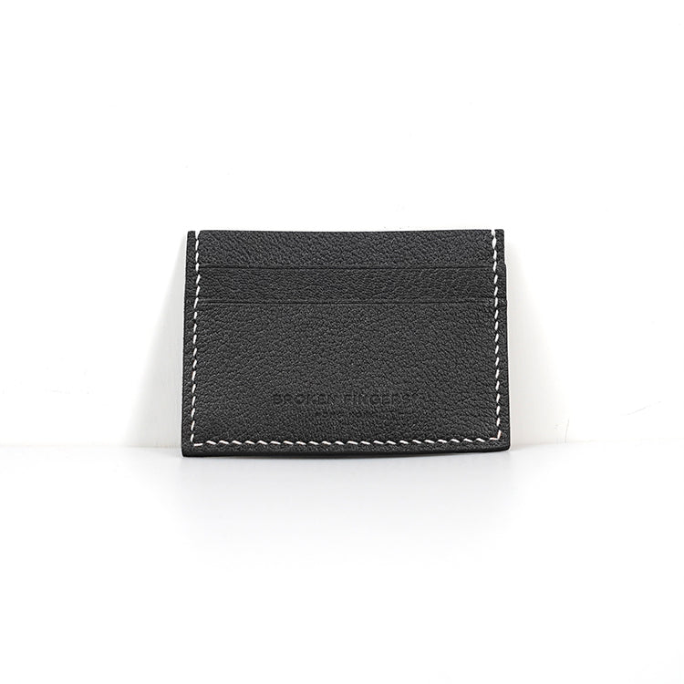 Dimension II Cardholder【 Space Black 】意大利羊皮皮具