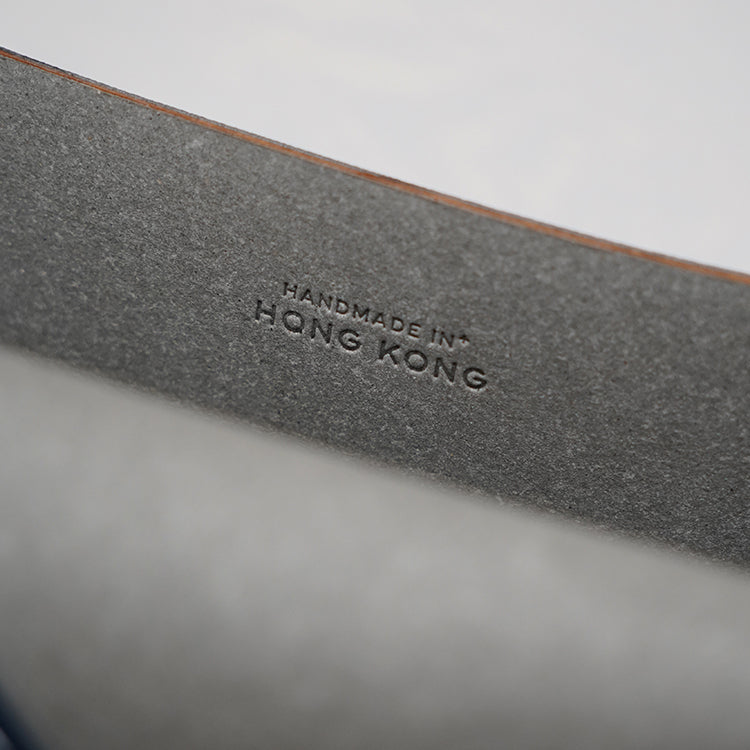 Boxy Bag 【 淺灰色 X 米白色 】環保69%蘋果再造皮革手袋