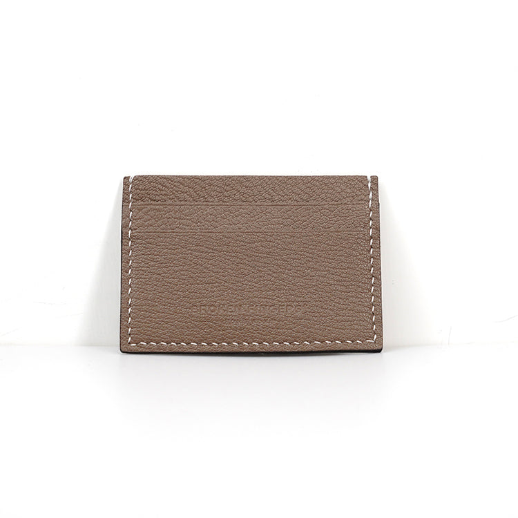 Dimension II Cardholder【 Earthy Taupe 】意大利羊皮皮具