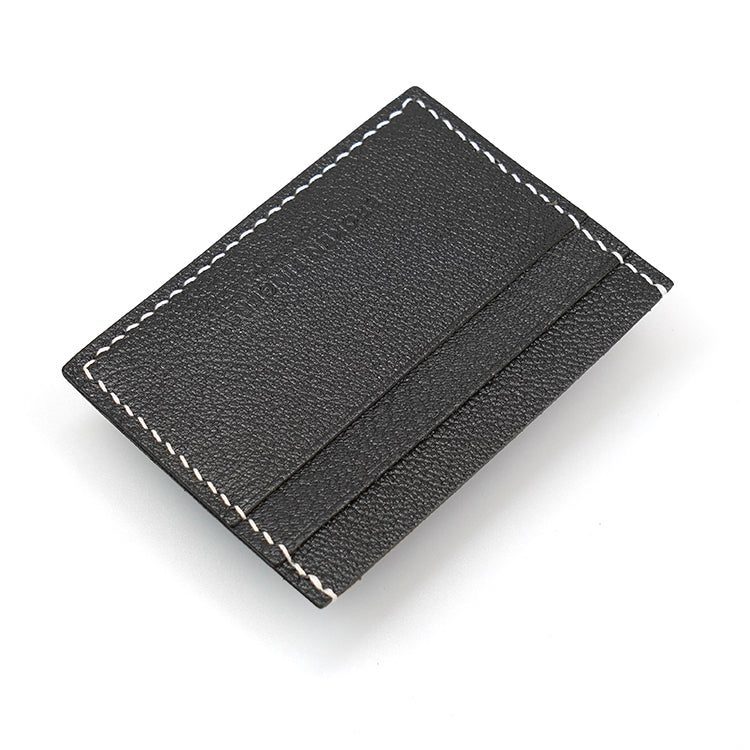 Dimension II Cardholder【 Space Black 】意大利羊皮皮具