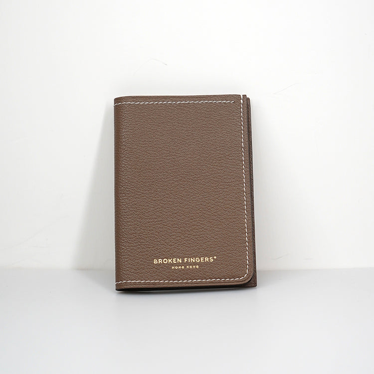 護照套【 Earthy Taupe 】意大利羊皮