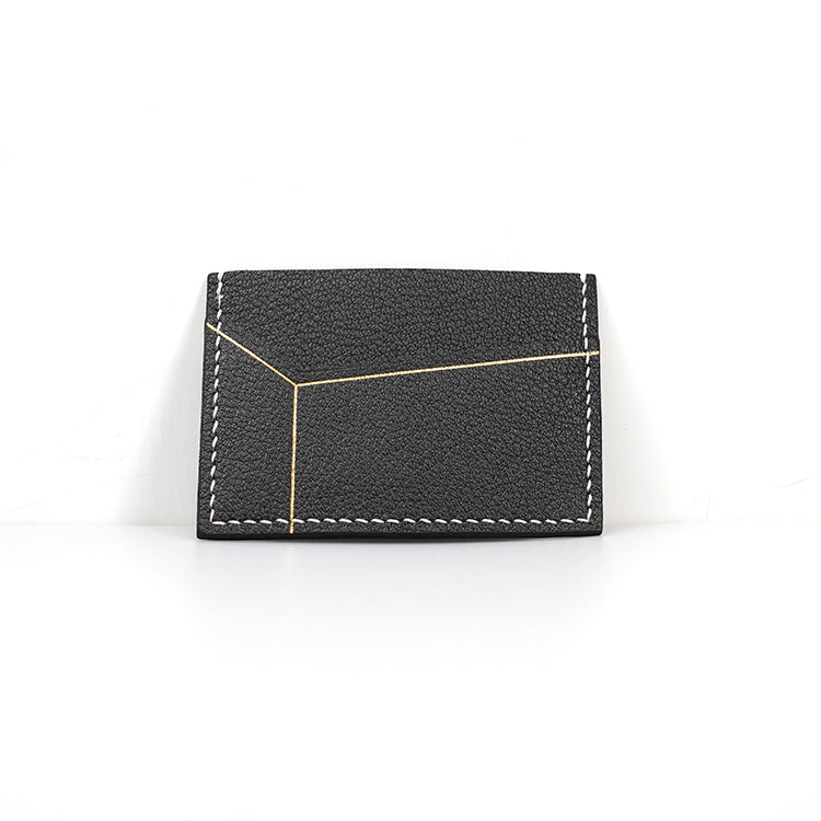 Dimension II Cardholder【 Space Black 】意大利羊皮皮具