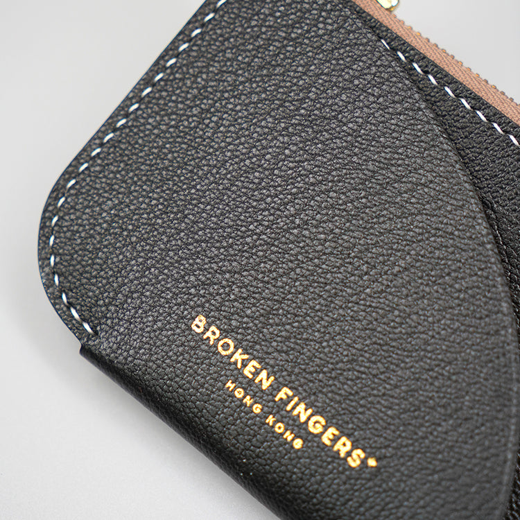 Zip Holder【 Space Black 】意大利羊皮皮具