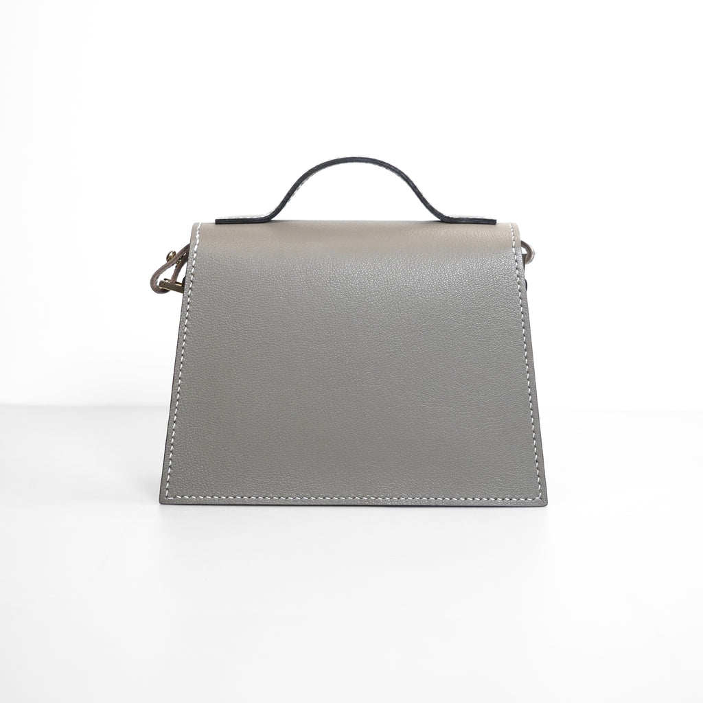 Dome Bag 【 Sandstone Beige  X Horizon Light Blue 】意大利羊皮手袋