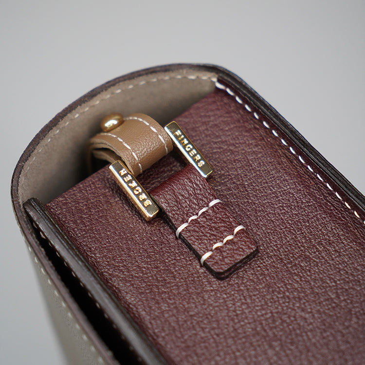 Full stitched Strap【 Earthy Taupe 】意大利羊皮全縫孭帶