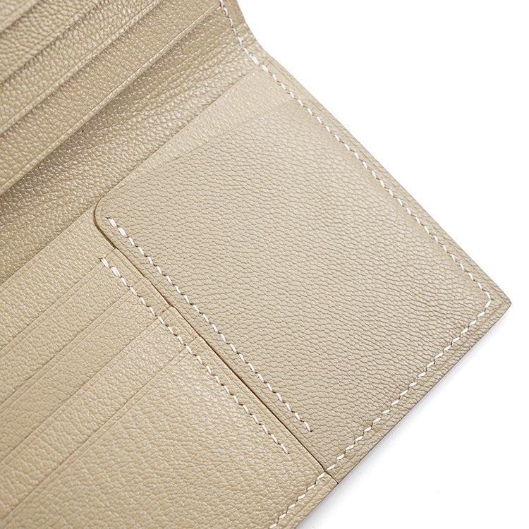Medium Wallet 【 Sandstone Beige 】意大利羊皮銀包
