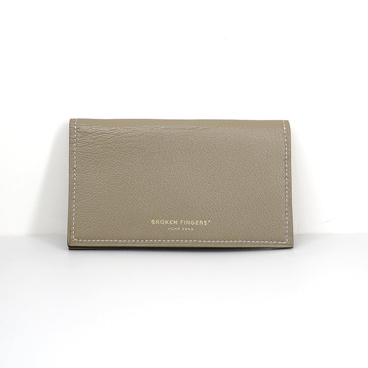 Medium Wallet 【 Sandstone Beige 】意大利羊皮銀包