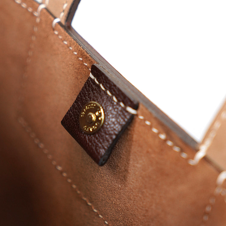 Harvest Bag 【 Sandstone Beige X Cobalt Blue 】意大利羊皮手袋