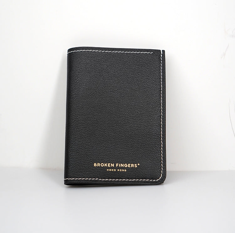 護照套【 Space Black 】意大利羊皮皮具