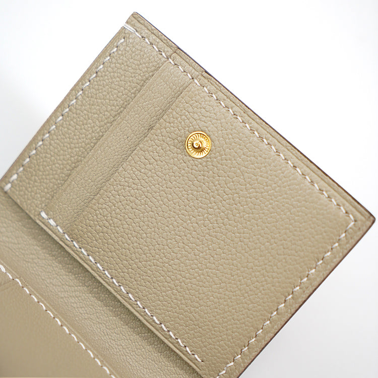 Mini Wallet 【 Sandstone Beige 】意大利羊皮銀包