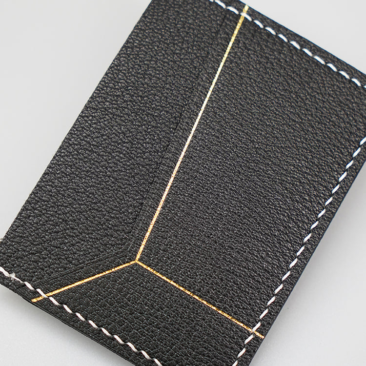Dimension II Cardholder【 Space Black 】意大利羊皮皮具