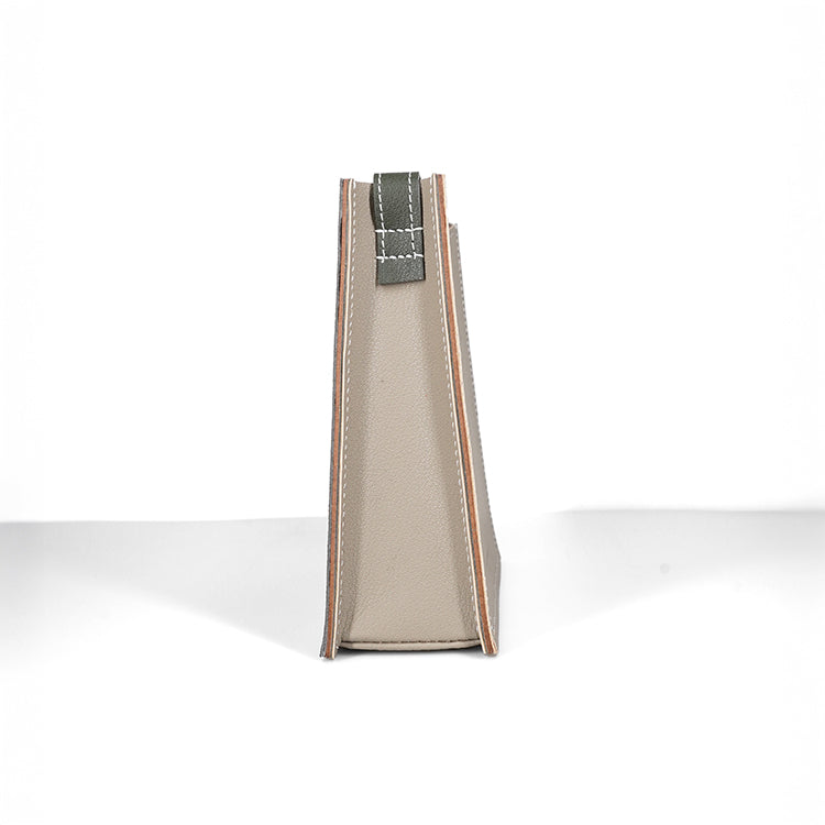 Ladder Bag 【 米白色 X 深灰色  】環保69%蘋果再造皮革手袋