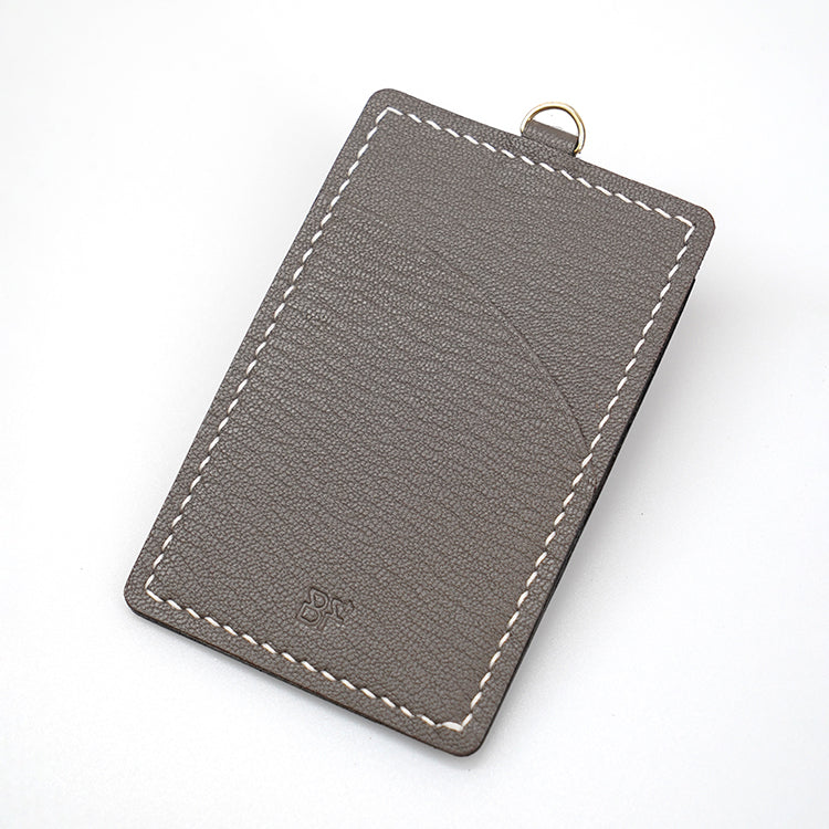 ID Holder 【 Smoky Dark Grey  】意大利羊皮皮具