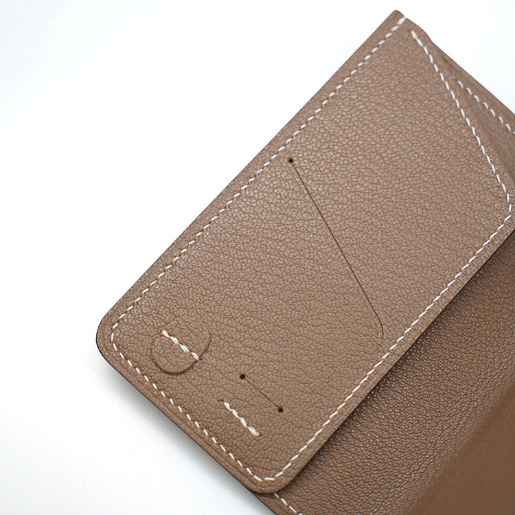 護照套【 Earthy Taupe 】意大利羊皮