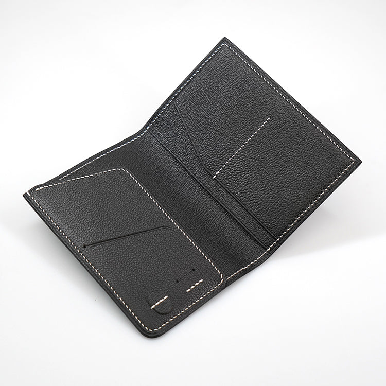 護照套【 Space Black 】意大利羊皮皮具