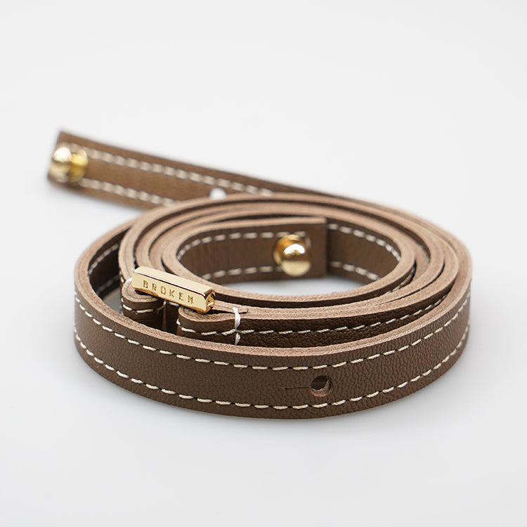 Full stitched Strap【 Earthy Taupe 】意大利羊皮全縫孭帶