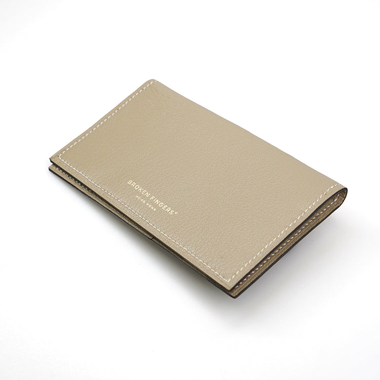 Medium Wallet 【 Sandstone Beige 】意大利羊皮銀包