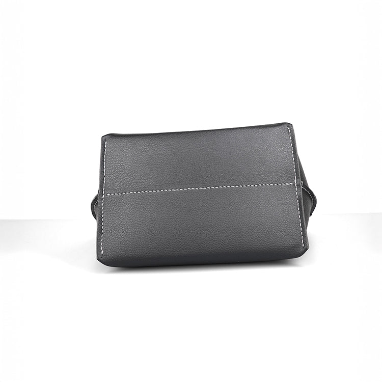 Harvest Bag 【 黑色 X 焦糖啡 】環保69%蘋果再造皮革手袋