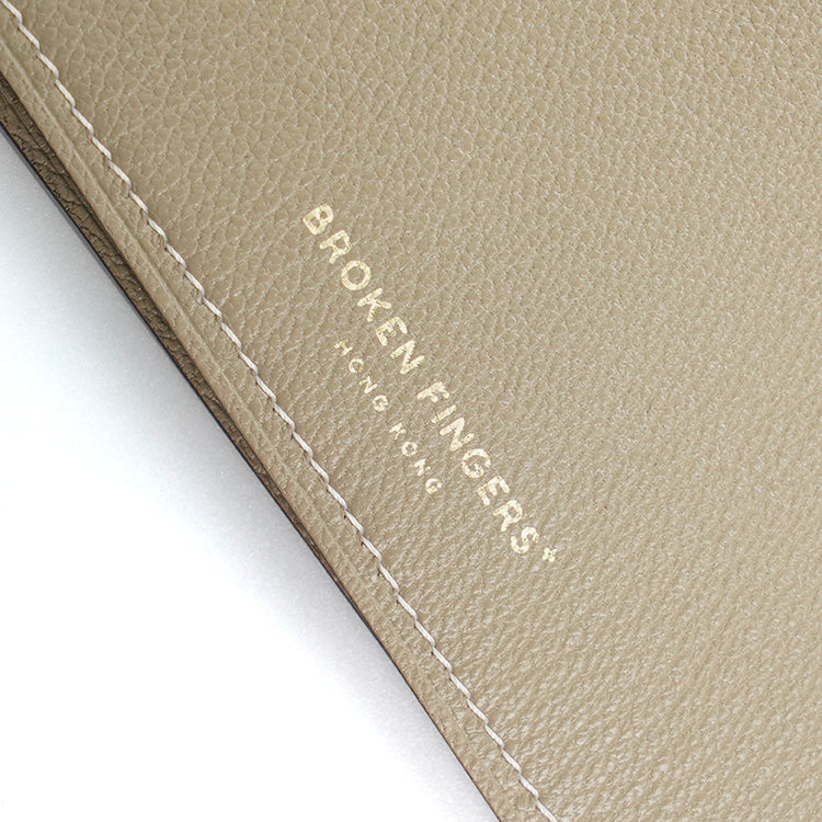 Medium Wallet 【 Sandstone Beige 】意大利羊皮銀包