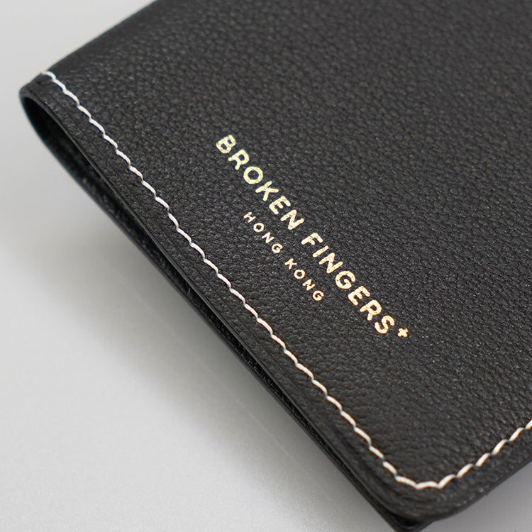 護照套【 Space Black 】意大利羊皮皮具