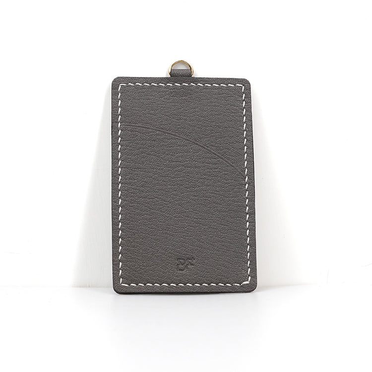 ID Holder 【 Smoky Dark Grey  】意大利羊皮皮具