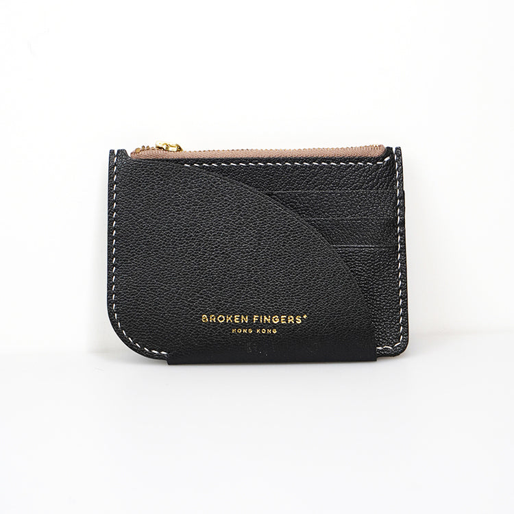 Zip Holder【 Space Black 】意大利羊皮皮具