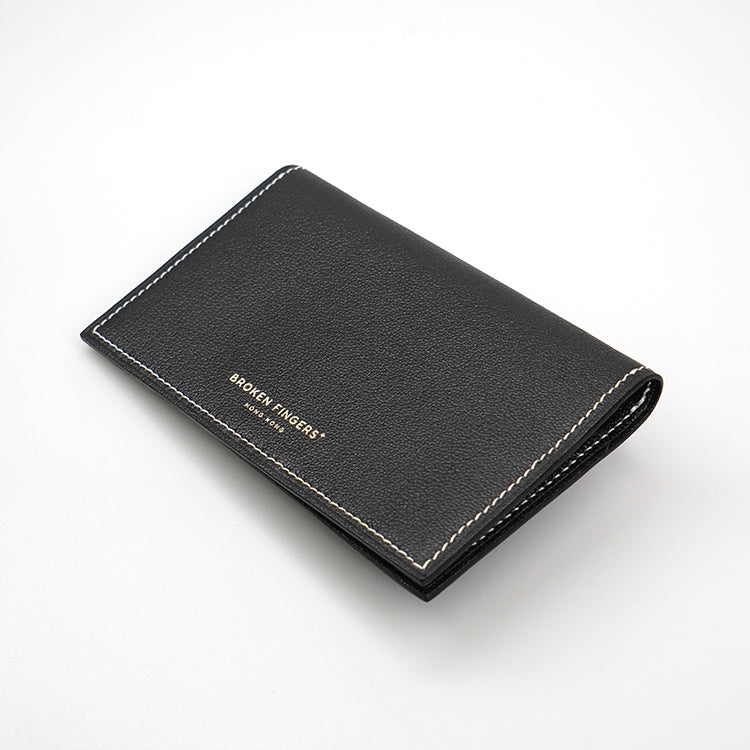 Medium Wallet 【 Space Black 】意大利羊皮銀包