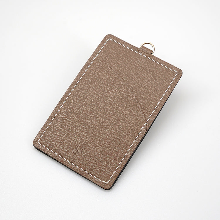 ID Holder 【 Earthy Taupe 】意大利羊皮皮具