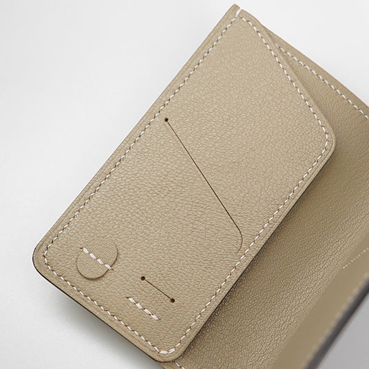 護照套【 Sandstone Beige 】意大利羊皮皮具