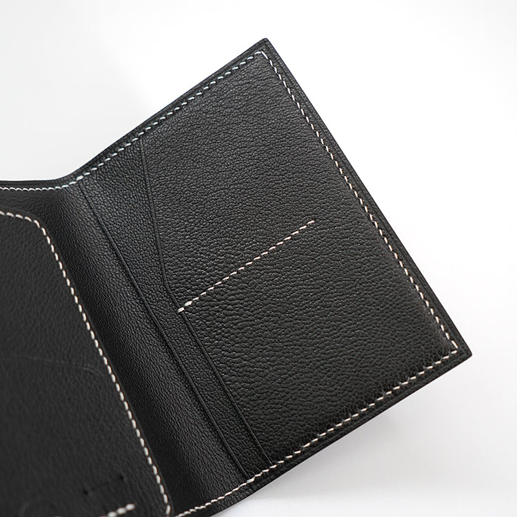 護照套【 Space Black 】意大利羊皮皮具