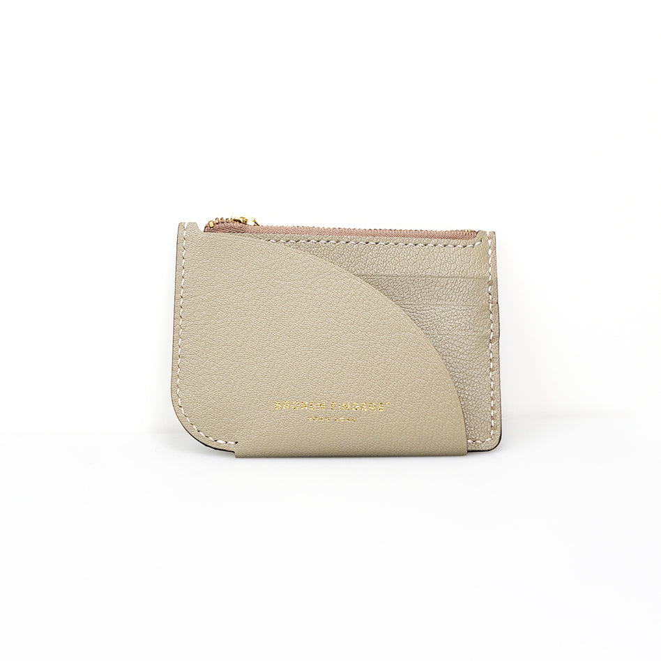 Zip Holder【 Sandstone Beige 】意大利羊皮皮具