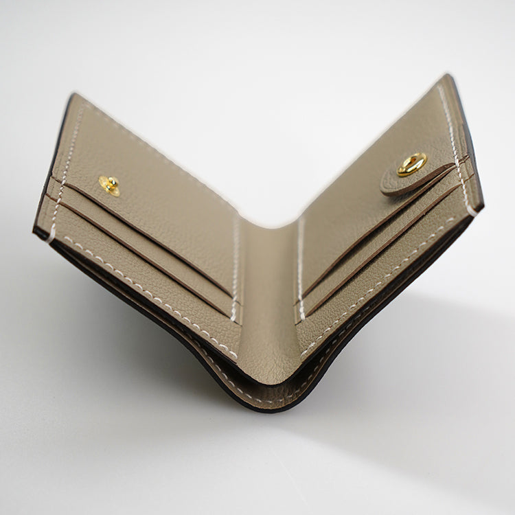 Mini Wallet 【 Sandstone Beige 】意大利羊皮銀包